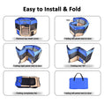 Load image into Gallery viewer, JESPET Pet Dog Playpens 36", 45" & 61" Portable Soft Dog Exercise Pen Kennel with Carry Bag for Puppy Cats Kittens Rabbits, Indoor/Outdoor Use