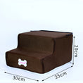 Load image into Gallery viewer, Factory Direct Sale Dog Stairs Pet Climbing Ladder Sponge Steps Small Dog Teddy On The Sofa Bed Climbing Ladder Can Be Customized