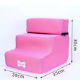 Load image into Gallery viewer, Factory Direct Sale Dog Stairs Pet Climbing Ladder Sponge Steps Small Dog Teddy On The Sofa Bed Climbing Ladder Can Be Customized