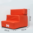 Load image into Gallery viewer, Factory Direct Sale Dog Stairs Pet Climbing Ladder Sponge Steps Small Dog Teddy On The Sofa Bed Climbing Ladder Can Be Customized