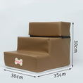 Load image into Gallery viewer, Factory Direct Sale Dog Stairs Pet Climbing Ladder Sponge Steps Small Dog Teddy On The Sofa Bed Climbing Ladder Can Be Customized