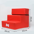 Load image into Gallery viewer, Factory Direct Sale Dog Stairs Pet Climbing Ladder Sponge Steps Small Dog Teddy On The Sofa Bed Climbing Ladder Can Be Customized
