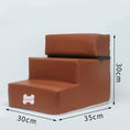 Load image into Gallery viewer, Factory Direct Sale Dog Stairs Pet Climbing Ladder Sponge Steps Small Dog Teddy On The Sofa Bed Climbing Ladder Can Be Customized