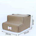 Load image into Gallery viewer, Factory Direct Sale Dog Stairs Pet Climbing Ladder Sponge Steps Small Dog Teddy On The Sofa Bed Climbing Ladder Can Be Customized