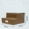 Load image into Gallery viewer, Factory Direct Sale Dog Stairs Pet Climbing Ladder Sponge Steps Small Dog Teddy On The Sofa Bed Climbing Ladder Can Be Customized