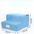 Load image into Gallery viewer, Factory Direct Sale Dog Stairs Pet Climbing Ladder Sponge Steps Small Dog Teddy On The Sofa Bed Climbing Ladder Can Be Customized