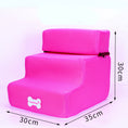 Load image into Gallery viewer, Factory Direct Sale Dog Stairs Pet Climbing Ladder Sponge Steps Small Dog Teddy On The Sofa Bed Climbing Ladder Can Be Customized