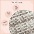 Load image into Gallery viewer, The Rattan Dog House Outdoors With A Canopy, The Rattan Dog Bed With A Waterproof Mat Is Suitable For Small And Medium Sized Dogs