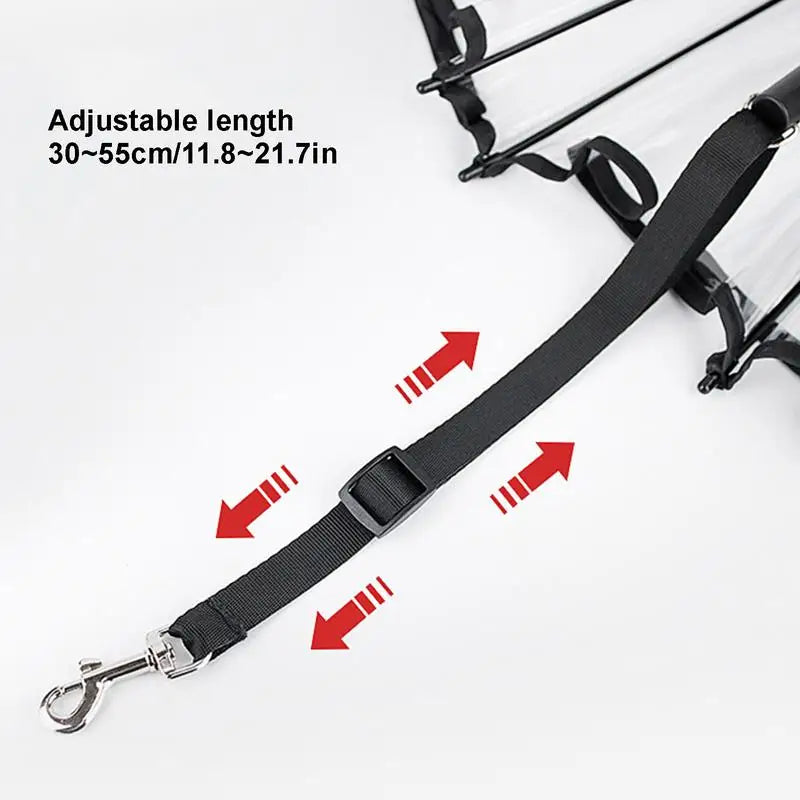 1PC Pet Umbrella Lovely Pet Supplies Rainproof Snowproof Dog Umbrella Leash For Small Dogs Doggy Adjustable Umbrella Rain Gear