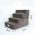 Load image into Gallery viewer, Factory Direct Sale Dog Stairs Pet Climbing Ladder Sponge Steps Small Dog Teddy On The Sofa Bed Climbing Ladder Can Be Customized