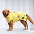 Load image into Gallery viewer, Soft And Absorbent Pet Embroidered Bathrobe Coral Fleece Pajamas
