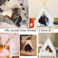 Load image into Gallery viewer, cat kennel wooden pet nest
