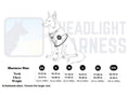 Load image into Gallery viewer, Headlight Harness, Dog Harness with Built In LED Light
