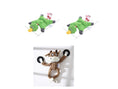 Load image into Gallery viewer, Pet Toy Donkey Shape Corduroy Chew Toy For Dogs Puppy Squeaker Squeaky Plush Bone Molar Dog Toy Pet Training Dog

