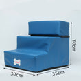 Load image into Gallery viewer, Factory Direct Sale Dog Stairs Pet Climbing Ladder Sponge Steps Small Dog Teddy On The Sofa Bed Climbing Ladder Can Be Customized
