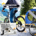 Load image into Gallery viewer, Aosom Dog Bike Trailer Pet Cart Bicycle Wagon Cargo Carrier Attachment For Travel With 3 Entrances Large Wheels For Off-Road & Mesh Screen

