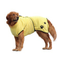 Load image into Gallery viewer, Soft And Absorbent Pet Embroidered Bathrobe Coral Fleece Pajamas
