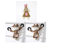 Load image into Gallery viewer, Pet Toy Donkey Shape Corduroy Chew Toy For Dogs Puppy Squeaker Squeaky Plush Bone Molar Dog Toy Pet Training Dog
