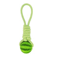 Load image into Gallery viewer, Dog Toys Treat Balls Interactive Hemp Rope Rubber Leaking Balls For Small Dogs Chewing Bite Resistant Toys Pet Tooth Cleaning Bite Resistant Toy Ball For Pet Dogs Puppy

