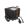 Load image into Gallery viewer, Foldable Pet Jogging Stroller Dog Carriers Bicycle Trailer Pet Dog Cat Bike Trailer Orange And Black - Ideal For Small Pets
