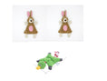 Load image into Gallery viewer, Pet Toy Donkey Shape Corduroy Chew Toy For Dogs Puppy Squeaker Squeaky Plush Bone Molar Dog Toy Pet Training Dog
