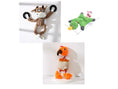 Load image into Gallery viewer, Pet Toy Donkey Shape Corduroy Chew Toy For Dogs Puppy Squeaker Squeaky Plush Bone Molar Dog Toy Pet Training Dog
