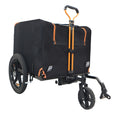 Load image into Gallery viewer, Foldable Pet Jogging Stroller Dog Carriers Bicycle Trailer Pet Dog Cat Bike Trailer Orange And Black - Ideal For Small Pets
