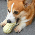 Load image into Gallery viewer, Funny Pet Dog Squeaky Toys For Small Middle Dogs Bite Resistant Puppy Cat Dogs Toys Pets Rubber Peanut Clean Tooth Chew Toy
