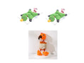 Load image into Gallery viewer, Pet Toy Donkey Shape Corduroy Chew Toy For Dogs Puppy Squeaker Squeaky Plush Bone Molar Dog Toy Pet Training Dog
